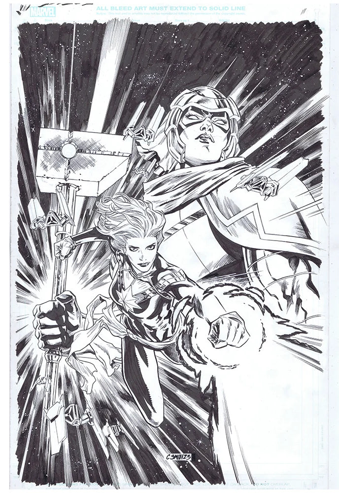 Captain Marvel Variant Cover #50