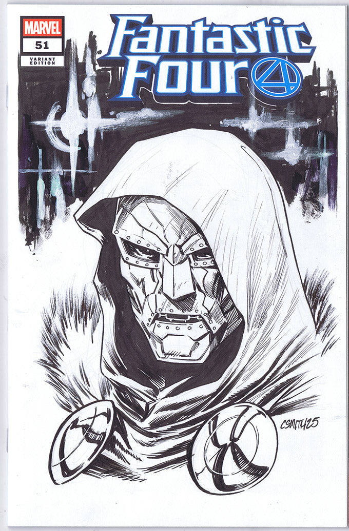 Dr Doom - Fantastic Four #51 Sketch Cover