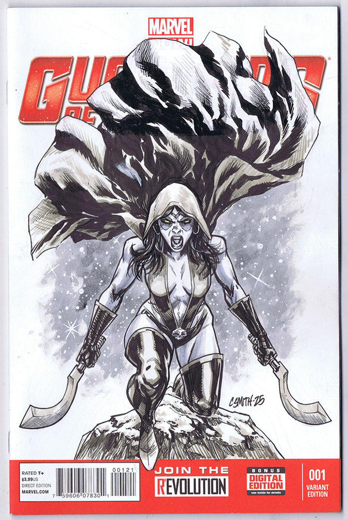 Gamora - Guardian of Galaxy #1 Sketch Cover