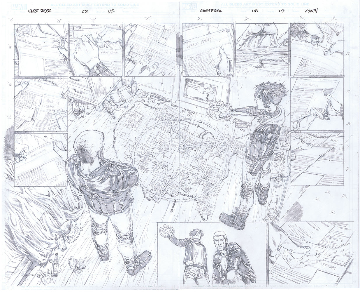 Ghost Rider - #08 - Page 02 & 03 - Double Page Spread