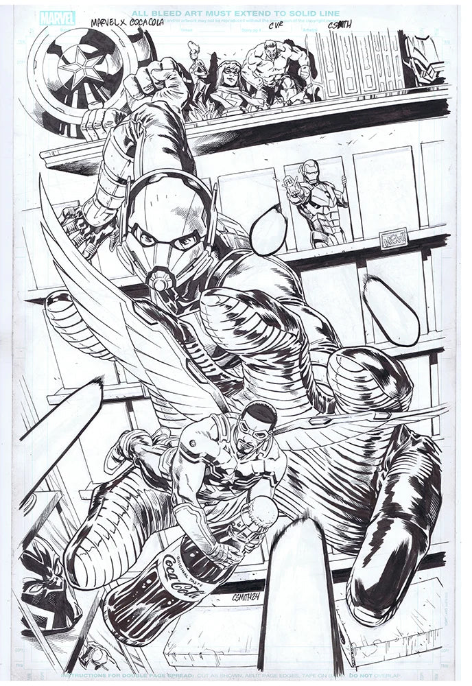 Avengers #17 Marvel x Coca Cola variant cover