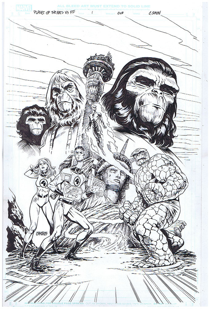 Planet of the Apes VS Fantastic Four Variant #3
