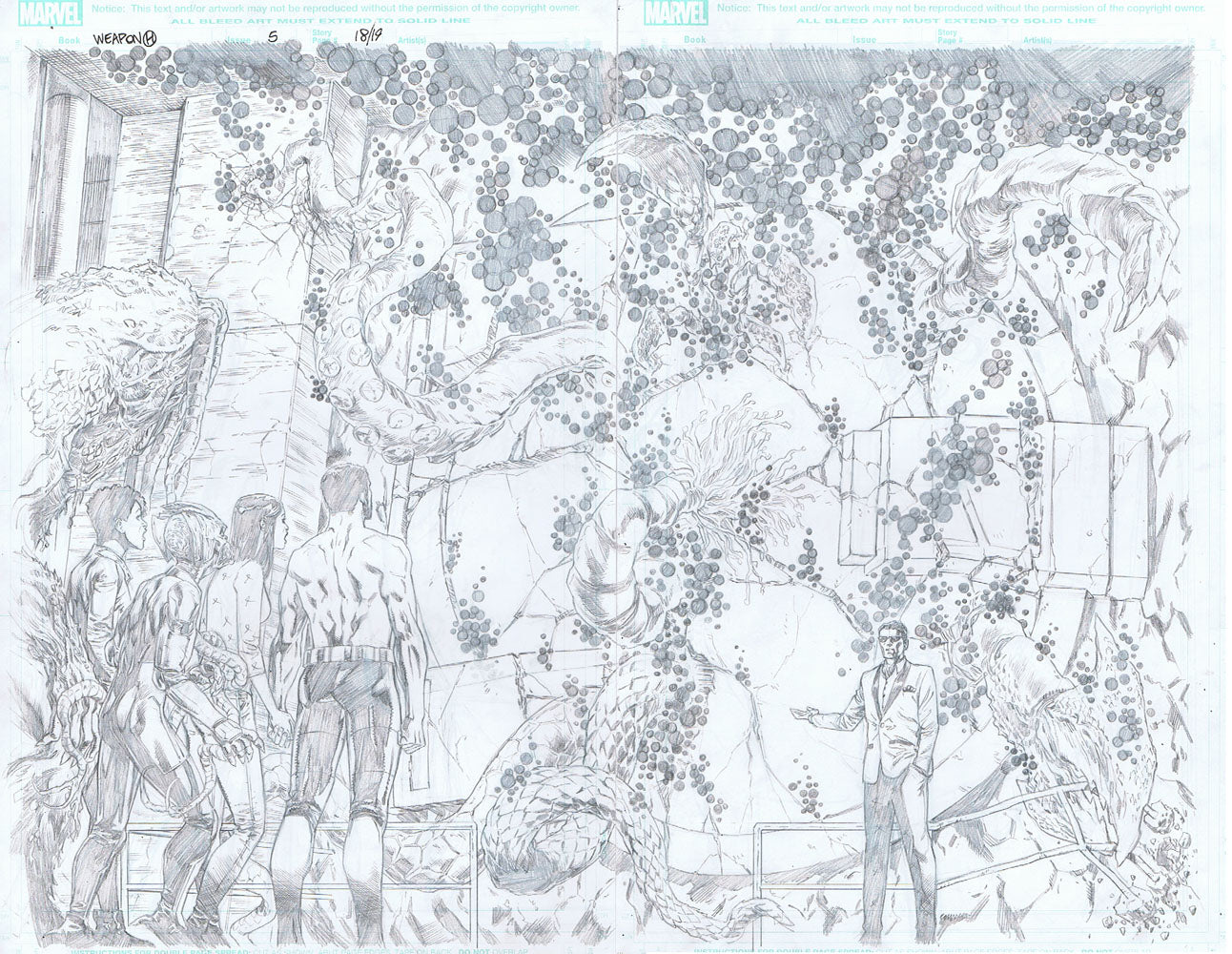 Weapon H - #05 - Page 18 & 19 - Double Spread