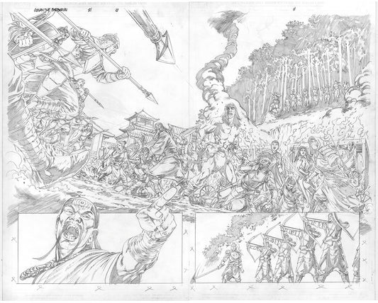 Conan the Barbarian - #21 - Page 10 & 11 - Double Page Spread