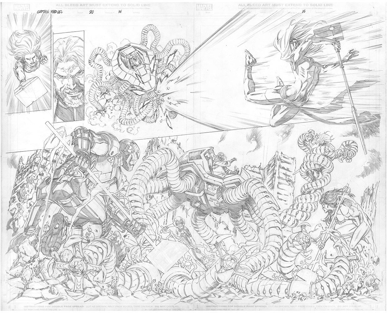 Captain Marvel - #20 - Page 14 & 15 - Double Spread