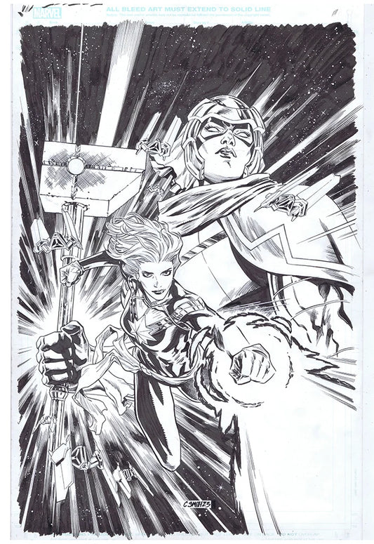 Captain Marvel Variant Cover #50