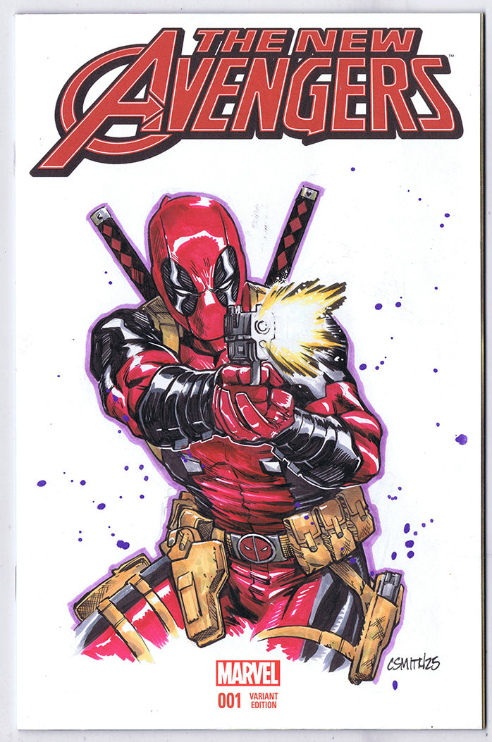 Deadpool - New Avengers #1 Sketch Cover
