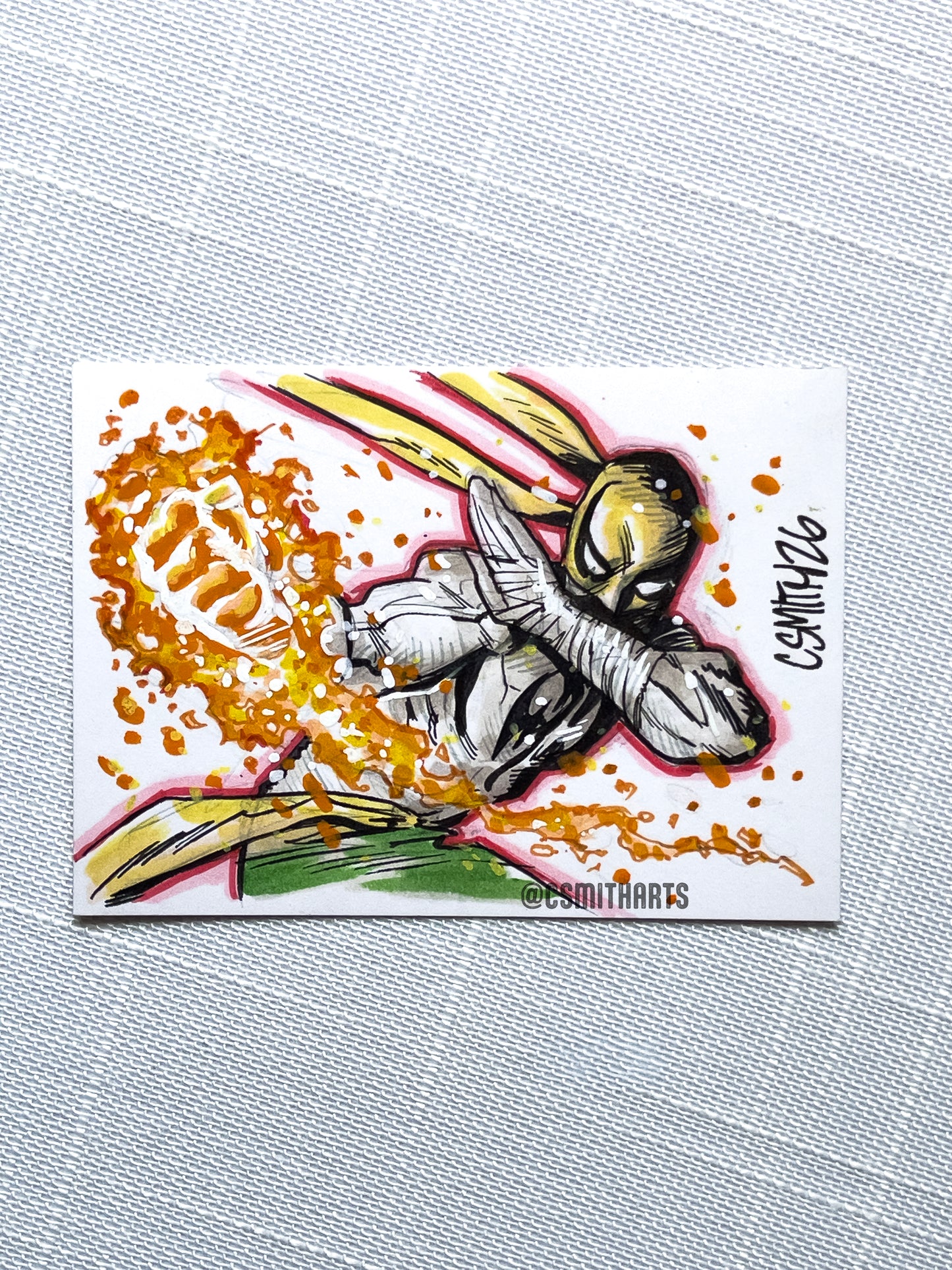 Iron Fist Sketch Card