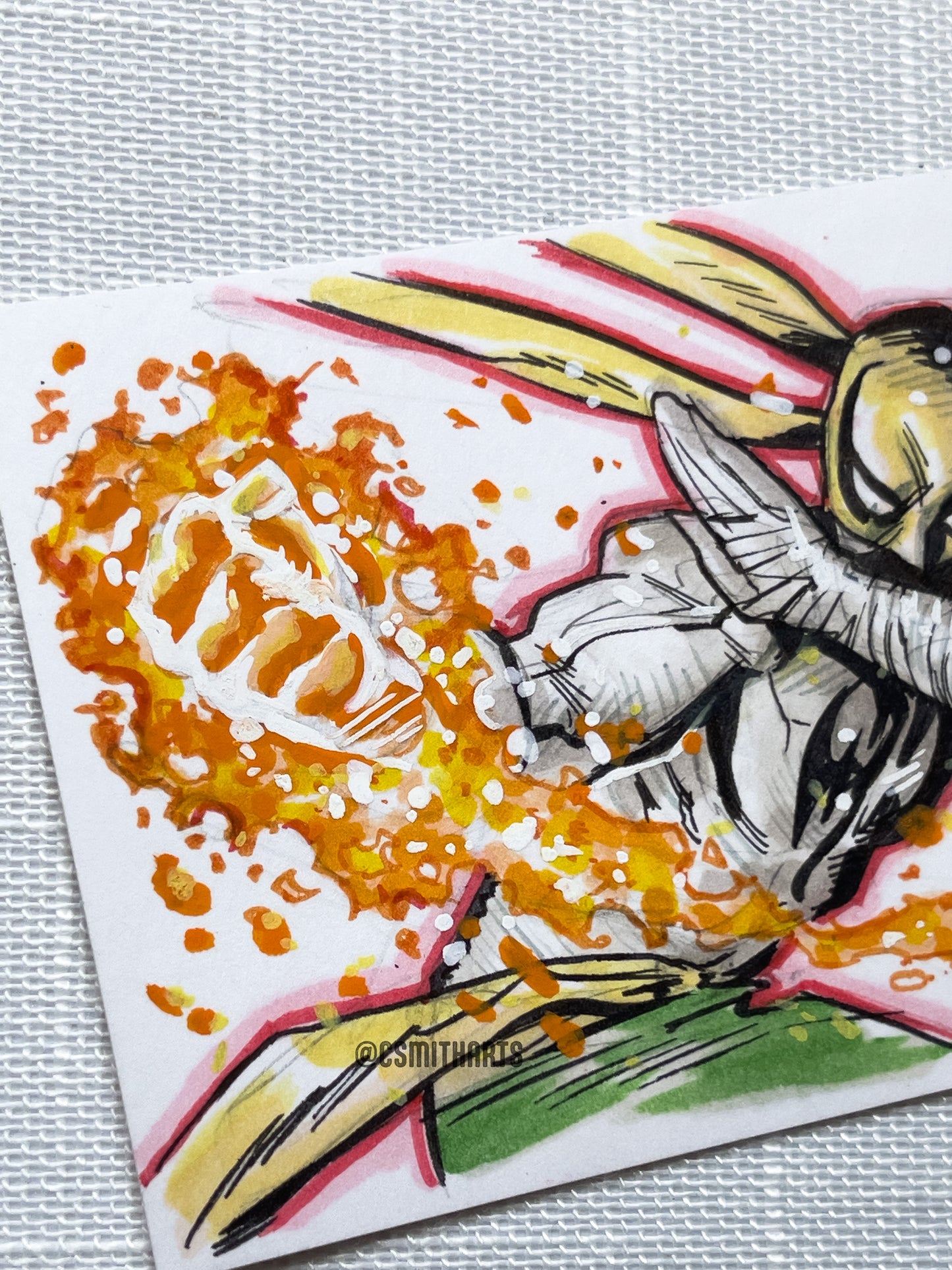 Iron Fist Sketch Card