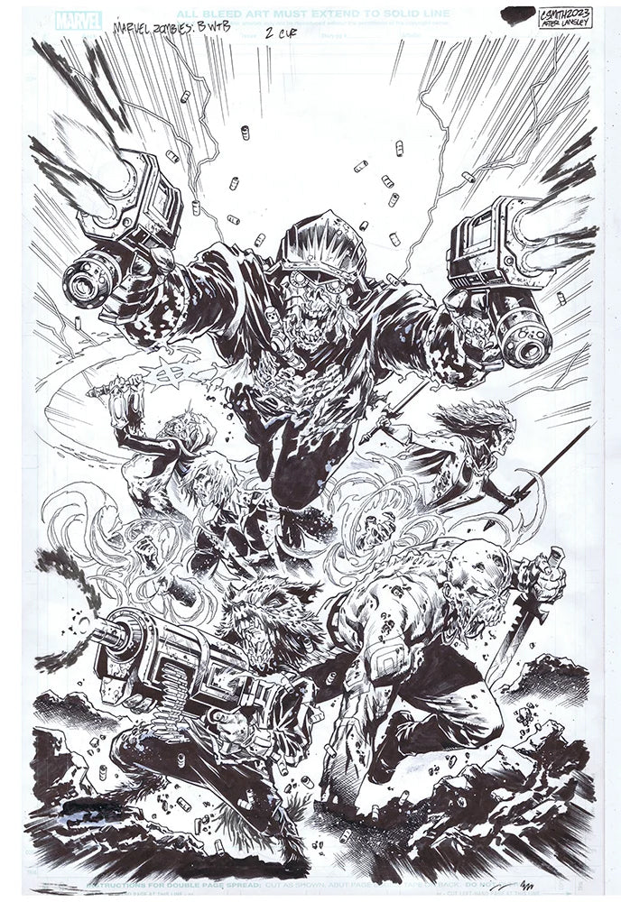 Marvel Zombies: Black White & Blood #2 Variant Cover
