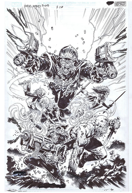 Marvel Zombies: Black White & Blood #2 Variant Cover