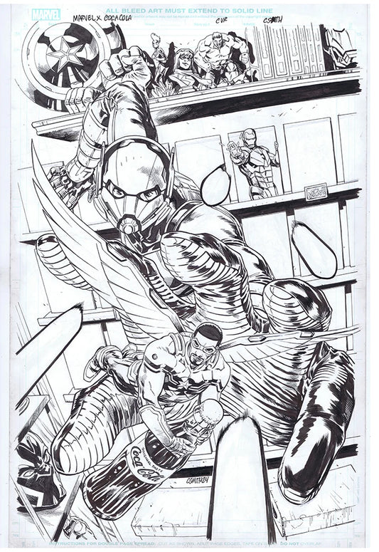 Avengers #17 Marvel x Coca Cola variant cover