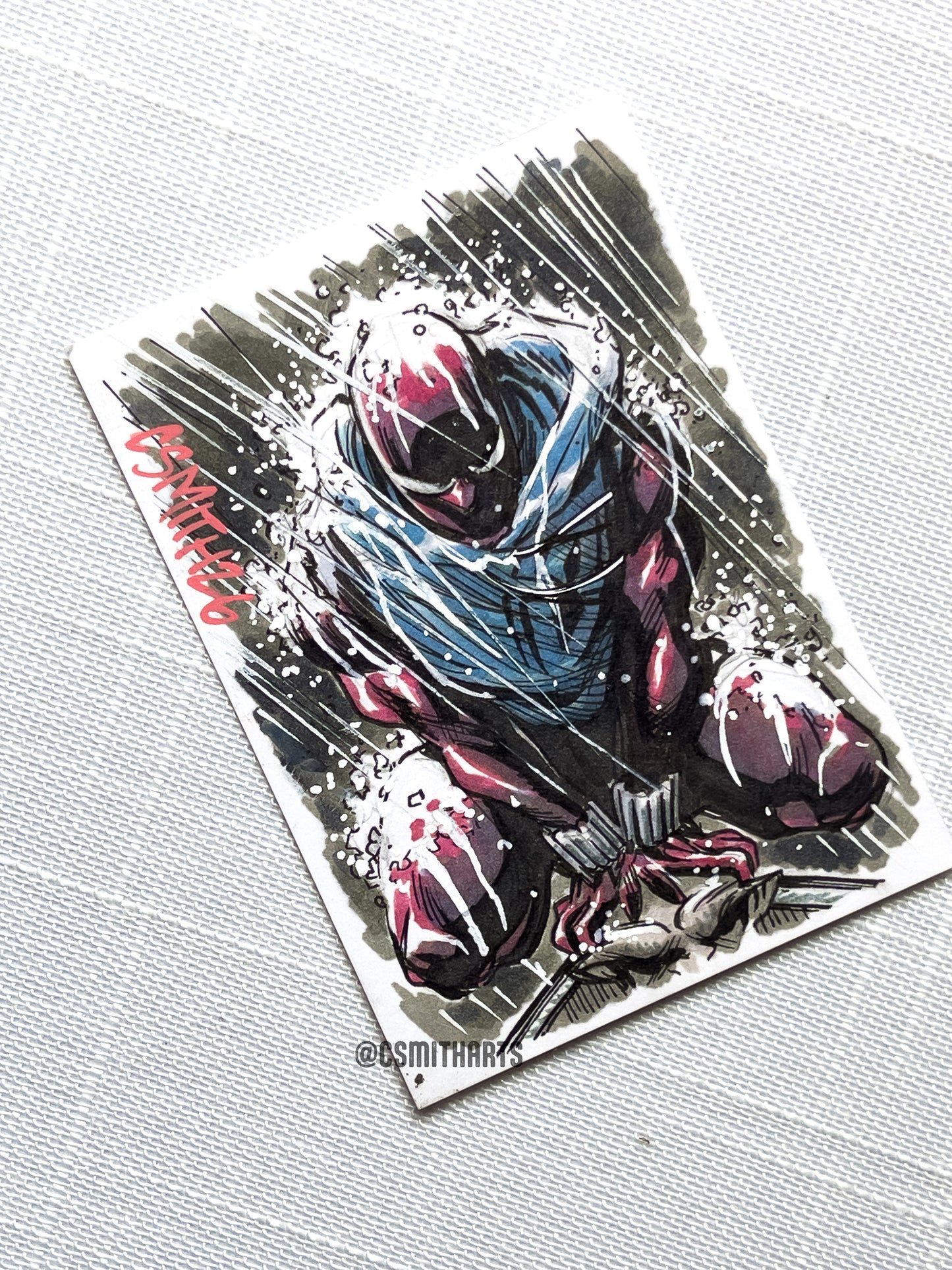 Scarlet Spider Sketch Card 1