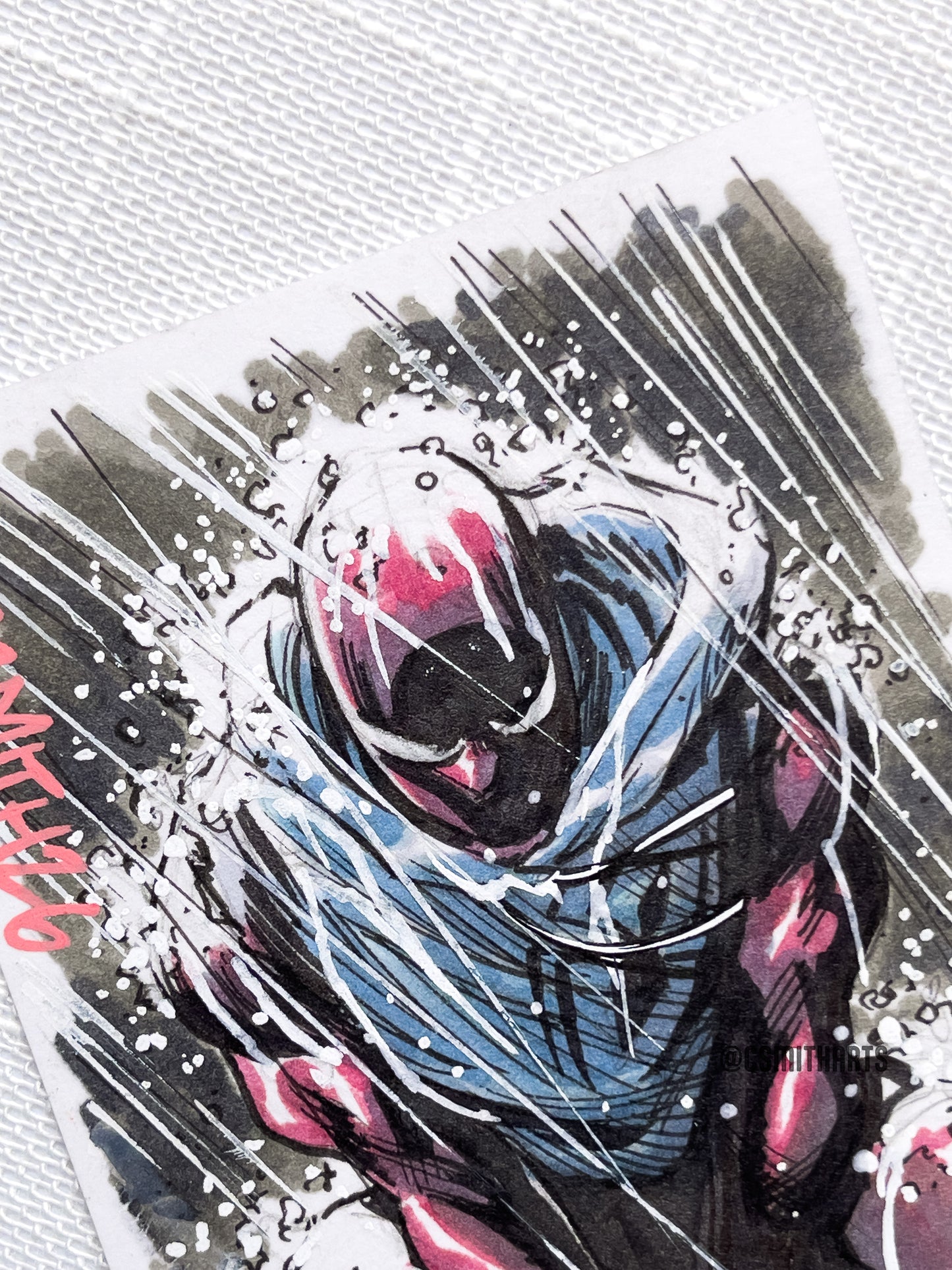 Scarlet Spider Sketch Card 1