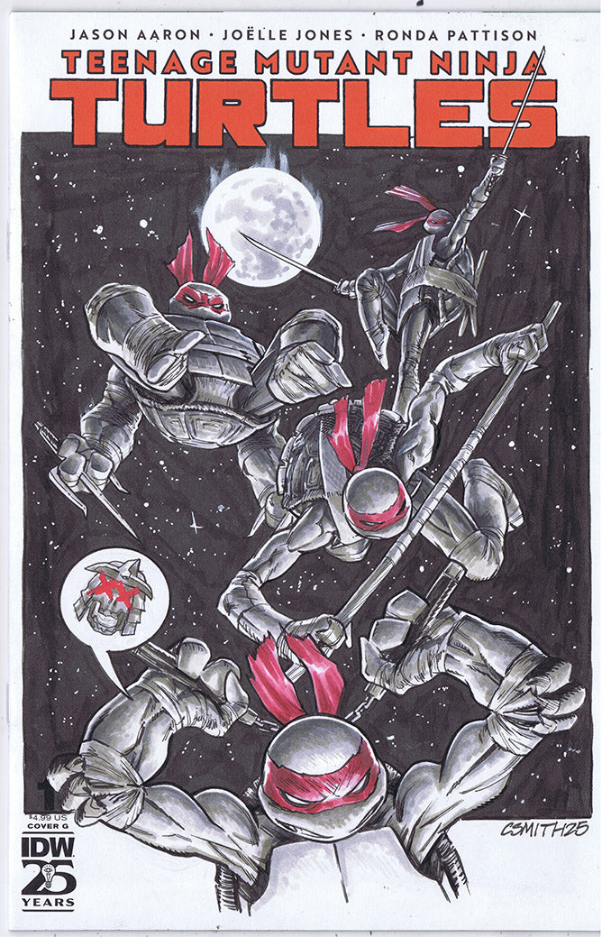 Teenage Mutant Ninja Turtle - Teenage Mutant Ninja Turtles #1 Sketch Cover