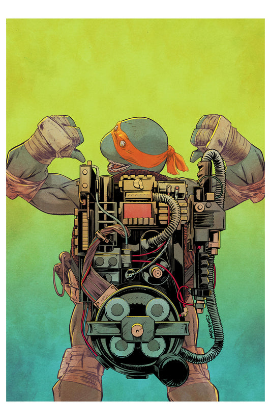 Teenage Mutant Ninja Turtles / Ghostbusters #3 Cover - Print
