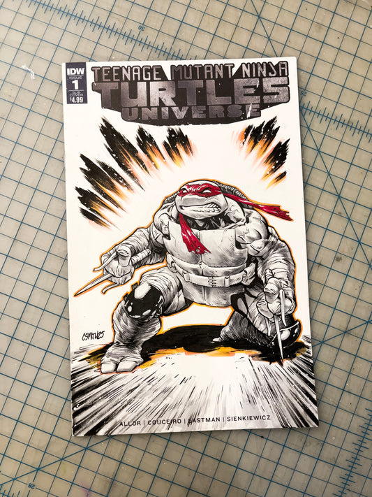 Teenage Mutant Ninja Turtles Universe #1 -  Raphael Sketch Cover