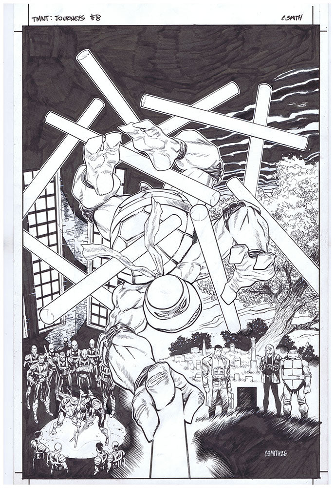 Teenage Mutant Ninja Turtles: JOURNEYS #8 - Jetpack Comics Exclusive Variant Cover