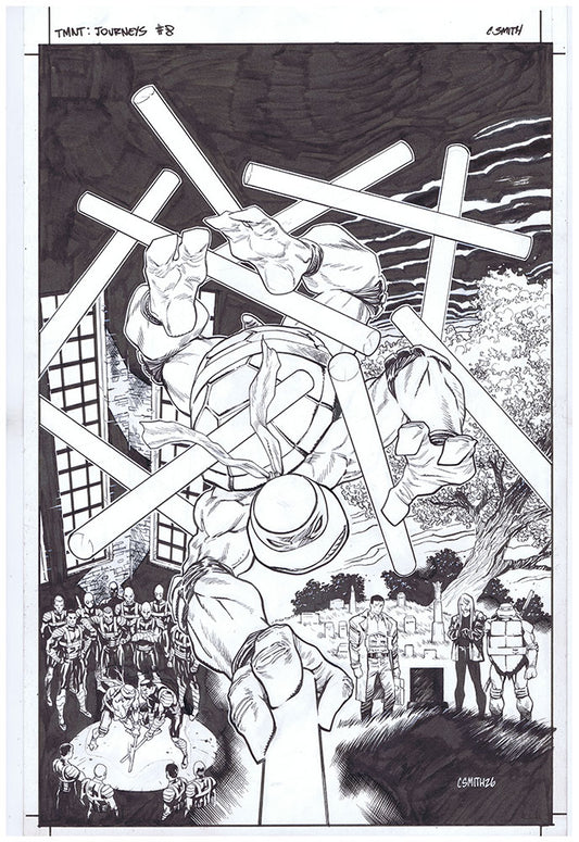 Teenage Mutant Ninja Turtles: JOURNEYS #8 - Jetpack Comics Exclusive Variant Cover