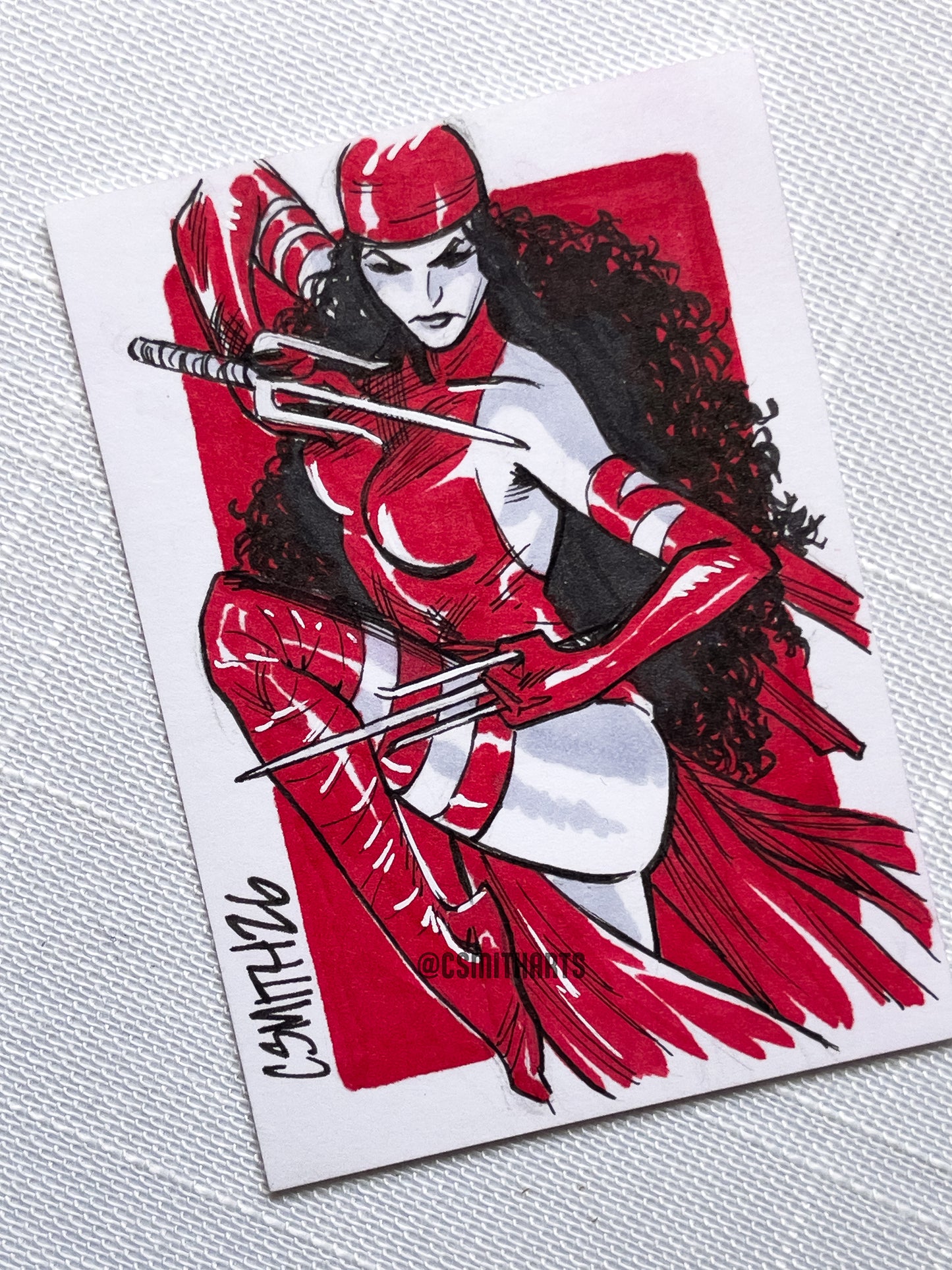 Elektra Sketch Card