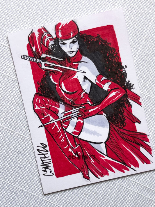 Elektra Sketch Card