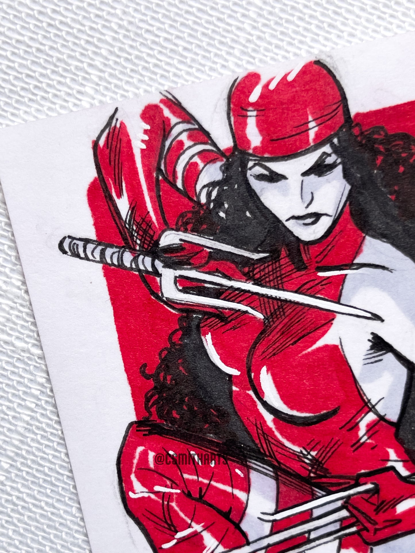 Elektra Sketch Card