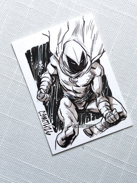Moon Knight Sketch Card 1