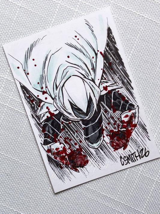 Moon Knight Sketch Card 2