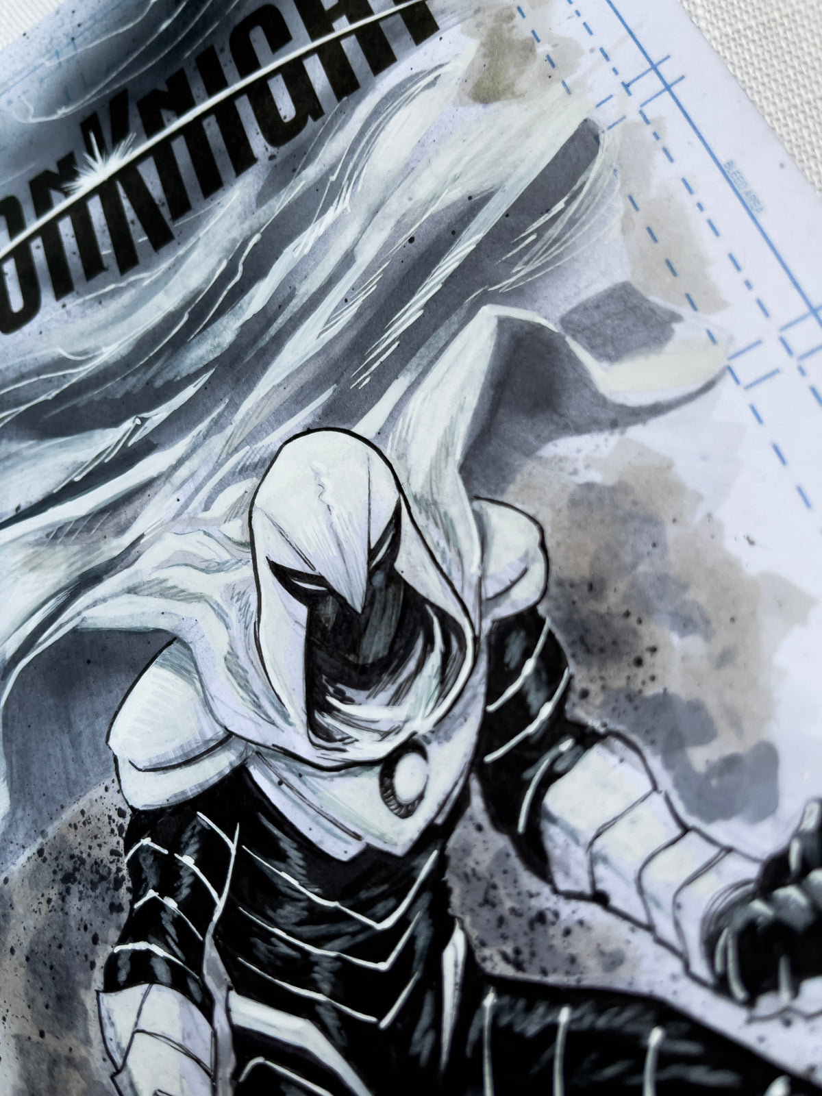 Moon Knight Sketch Cover