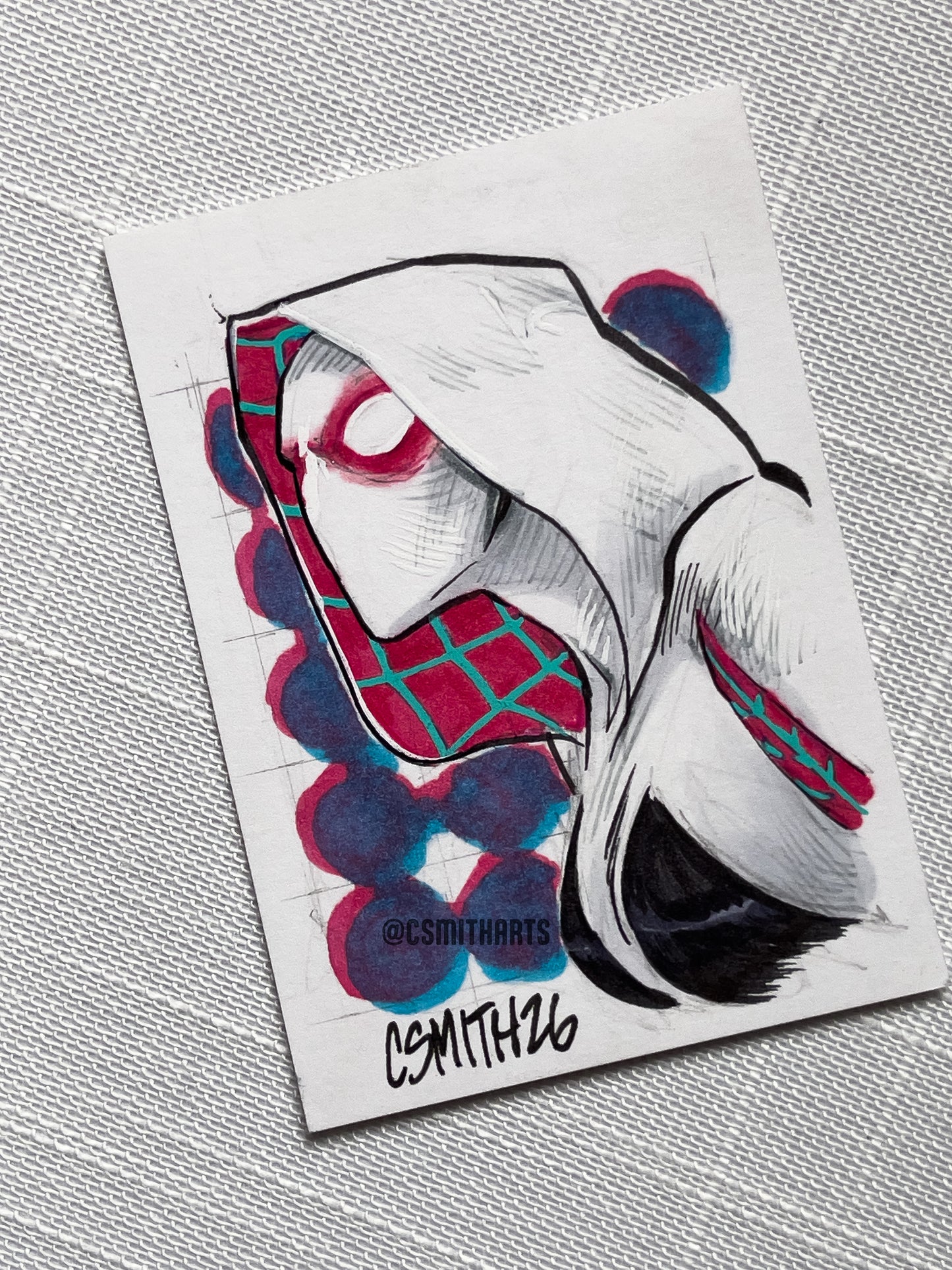 Spider Gwen Sketch Card