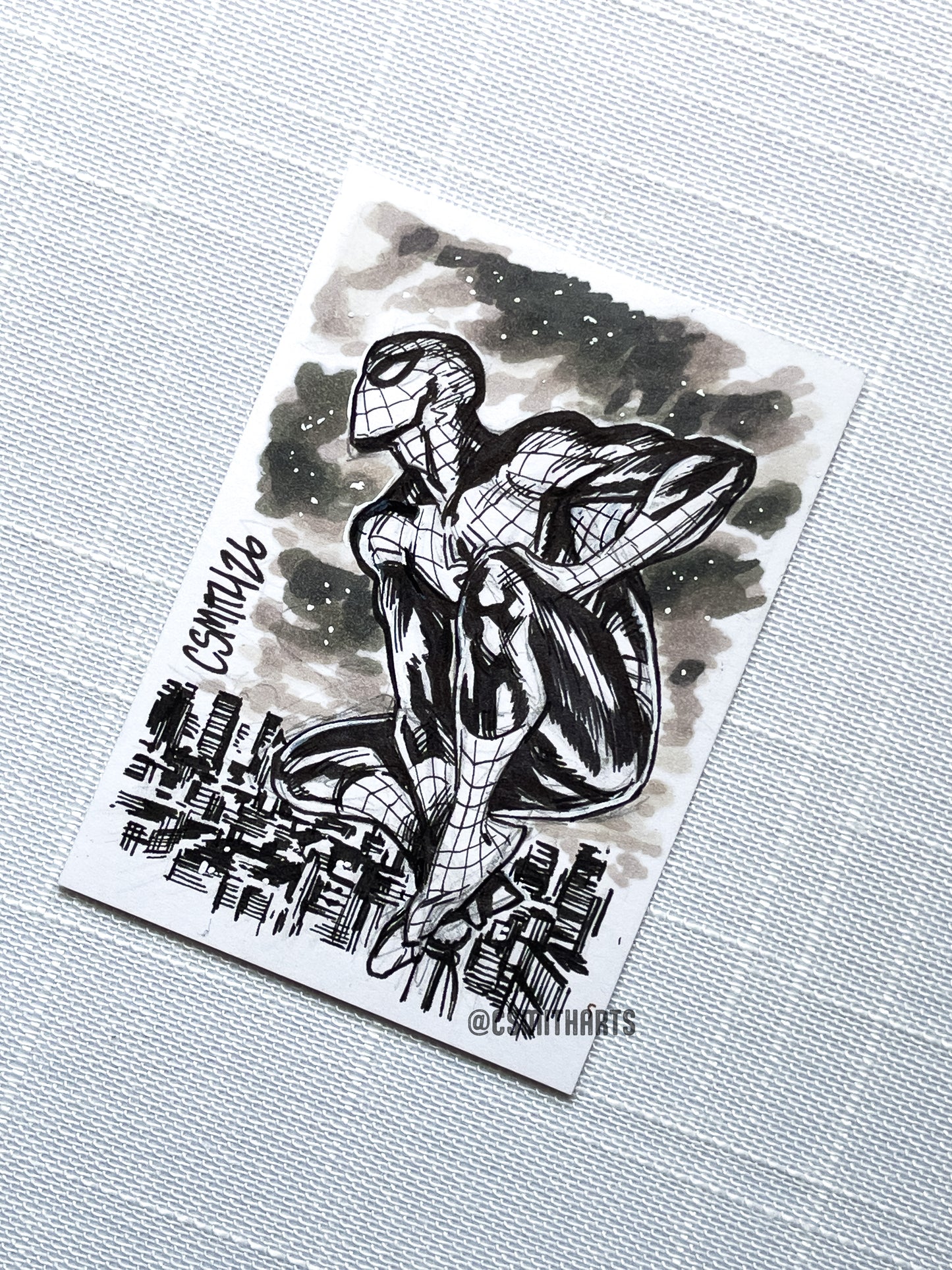 Spider-Man Sketch Card 1