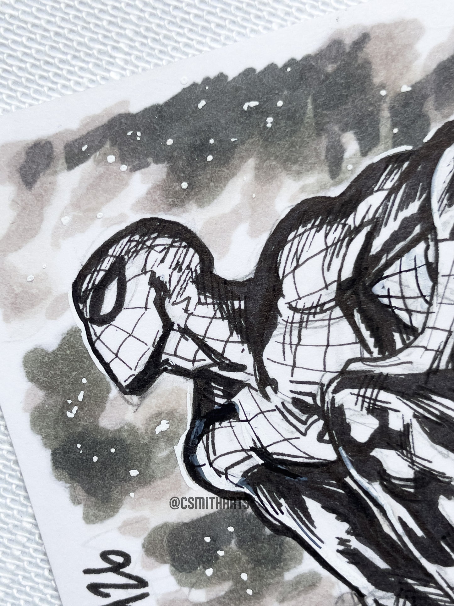 Spider-Man Sketch Card 1