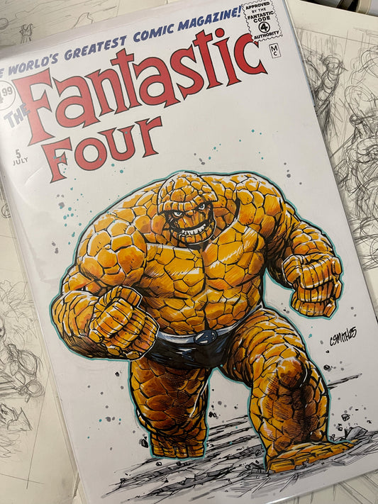 Thing - The Fantastic Four #5 Sketch Cover